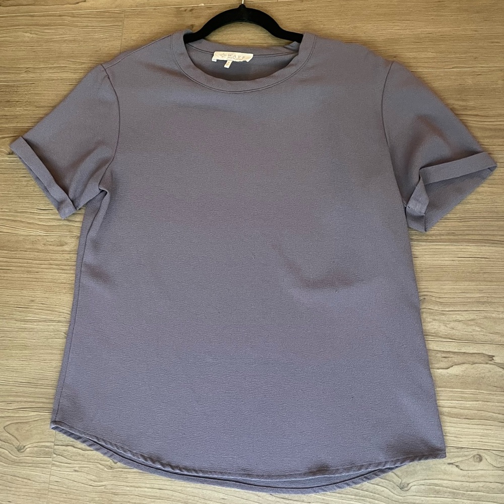 Ocher purple blouse